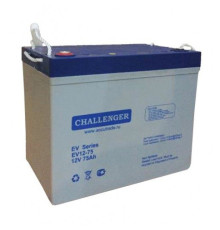Тяговая аккумуляторная батарея тип AGM Challenger EV12-75 12V 70/78Ah